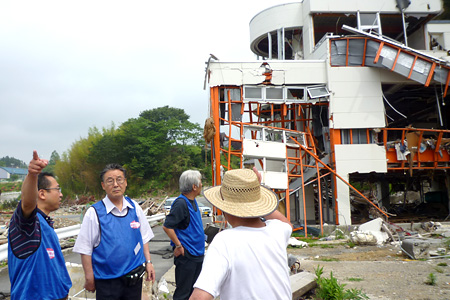 南三陸町歌津の漁港