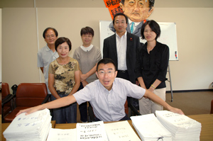 こども病院の疑惑解明もとめる署名